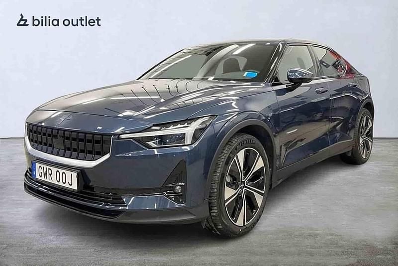 Begagnad Polestar 2 Long Range Single Motor 219 kW (299 HK) 2023 Blå Halvkombi
