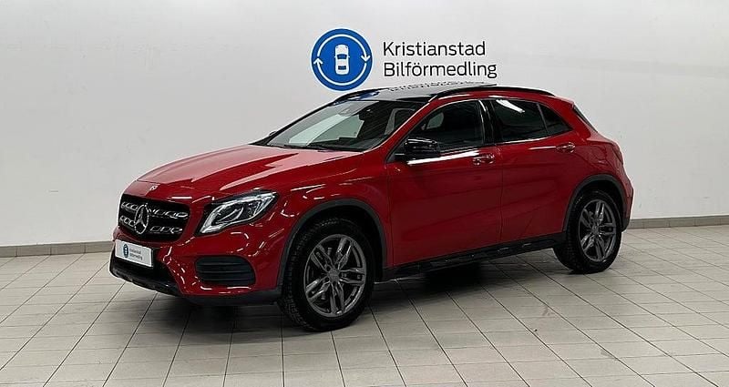 Röd Begagnad 2018 Mercedes GLA220 AMG SUV | 254 900 kr (Bra pris) - Bild 1/4