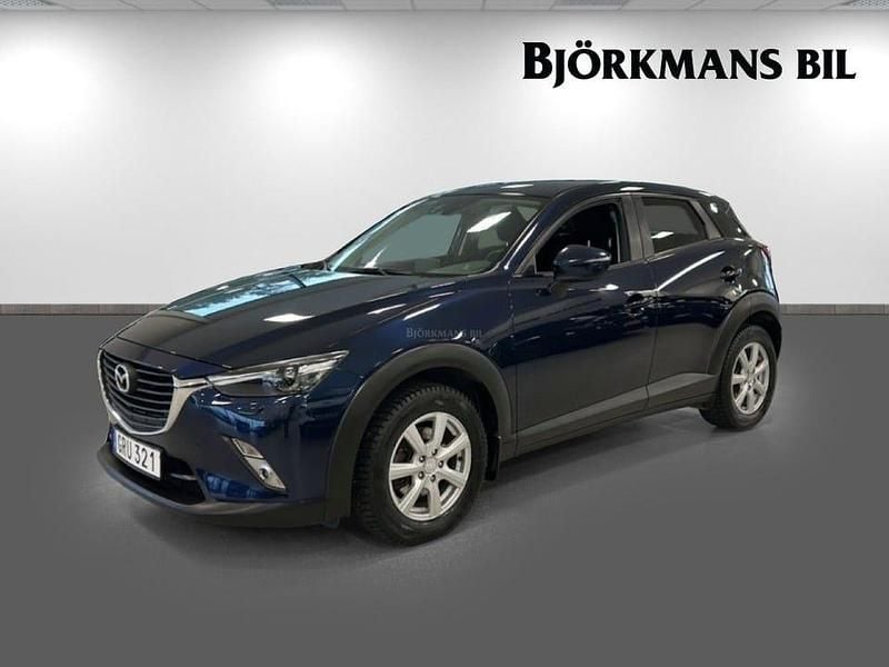 Blå Begagnad 2015 Mazda CX-3 SUV | 129 900 kr (Marknadspris) - Bild 1/4