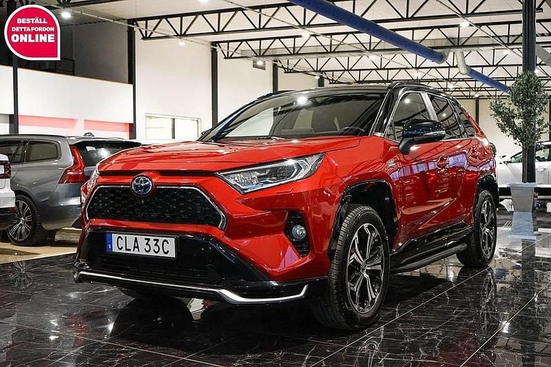 Röd Begagnad 2020 Toyota RAV4 Hybrid Premium SUV | 379 500 kr (Bra pris) - Bild 1/4