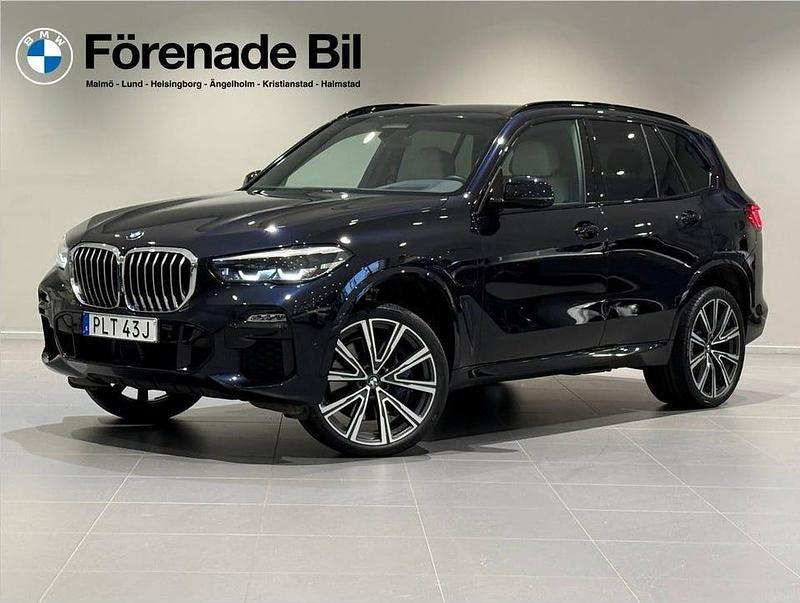 Carbon svart metalic Begagnad 2021 BMW X5 M Sport SUV | 549 000 kr - Bild 1/4