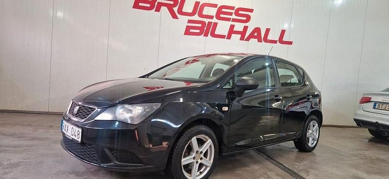 Begagnad Seat Ibiza 70 HK (51 kW) 2013 Svart Halvkombi