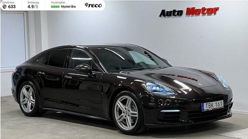 Brun Begagnad 2017 Porsche Panamera 4 Sport Sedan | 499 900 kr (Marknadspris) - Bild 1/3