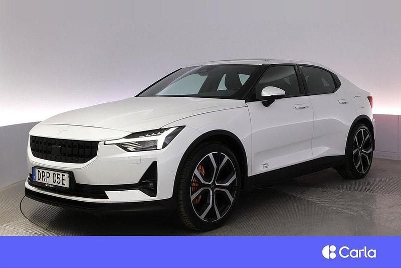 Vit Begagnad 2020 Polestar 2 Performance Sedan | 318 900 kr - Bild 1/4