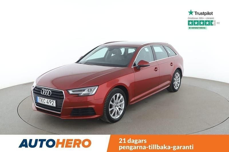Röd Begagnad 2016 Audi A4 Kombi | 197 000 kr (Marknadspris) - Bild 1/4