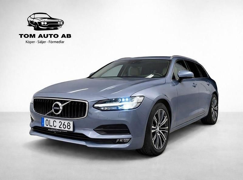 Ljusblå Begagnad 2016 Volvo V90 Momentum Kombi | 169 900 kr (Bra pris) - Bild 1/4