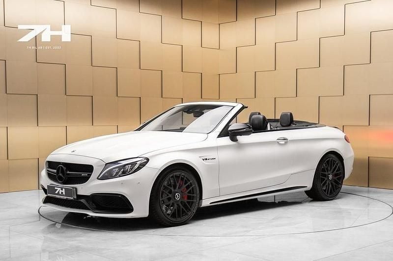 Begagnad Mercedes C63S AMG AMG 510 HK (375 kW) 2018 Vit Cab