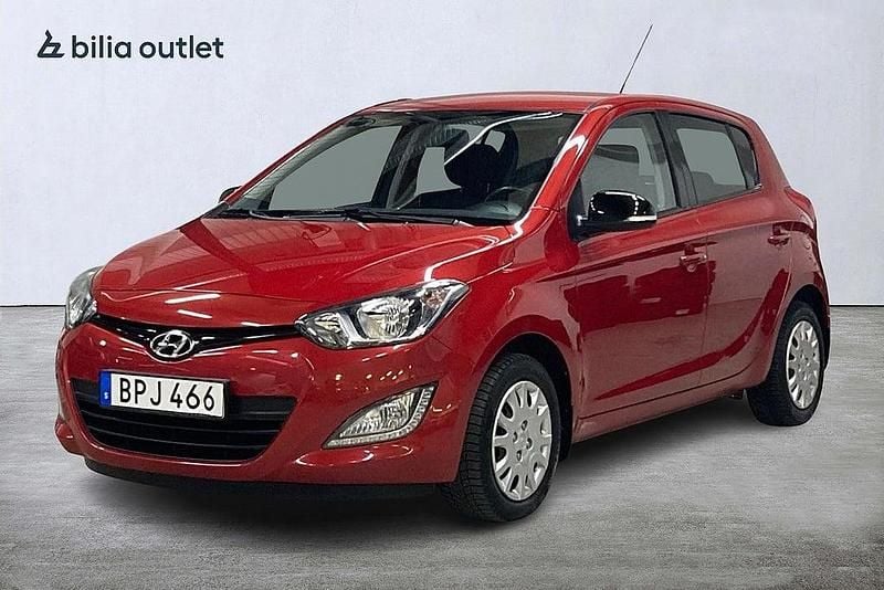 Röd Begagnad 2014 Hyundai i20 Select Halvkombi | 59 900 kr (Marknadspris) - Bild 1/3