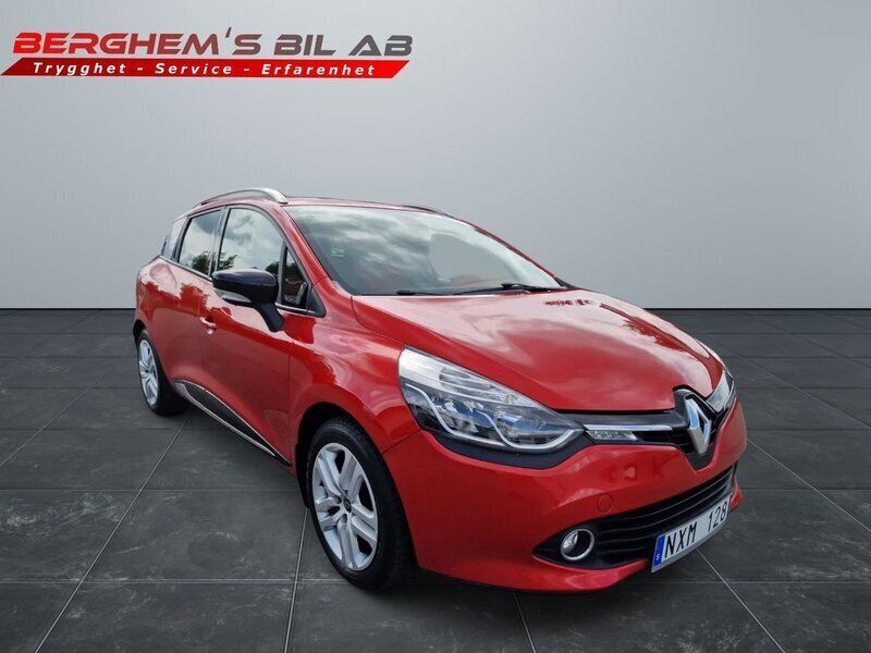 Röd Begagnad 2014 Renault Clio GrandTour Kombi | 69 900 kr (Marknadspris) - Bild 1/4