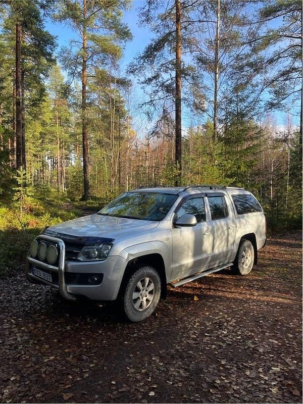 Silver Begagnad 2012 VW Amarok Highline Pickup | 140 000 kr (Superpris) - Bild 1/4