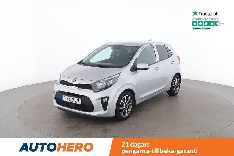 Grå Begagnad 2018 Kia Picanto Halvkombi | 143 000 kr (Lite dyr) - Bild 1/4