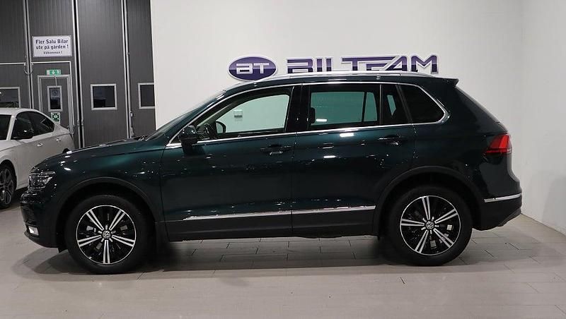 Begagnad VW Tiguan GT 190 HK (139 kW) 2017 Mörkgrön SUV