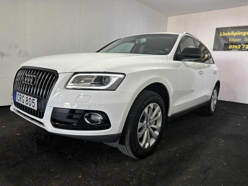 Vit Begagnad 2015 Audi Q5 SUV | 155 000 kr (Bra pris) - Bild 1/4