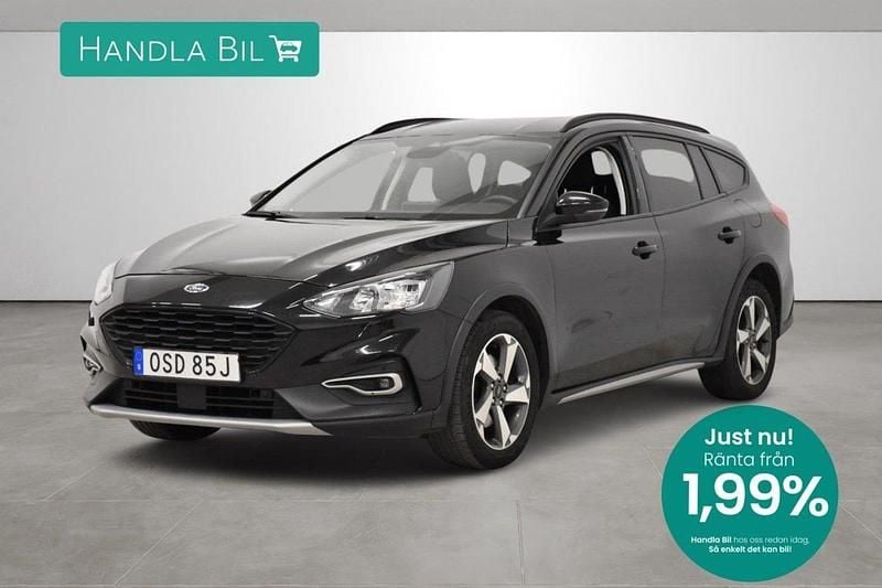 Svart Begagnad 2021 Ford Focus Active Kombi | 174 900 kr (Marknadspris) - Bild 1/3
