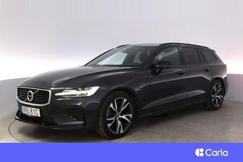 Grå Begagnad 2019 Volvo V60 R-Design Kombi | 314 900 kr (Marknadspris) - Bild 1/3