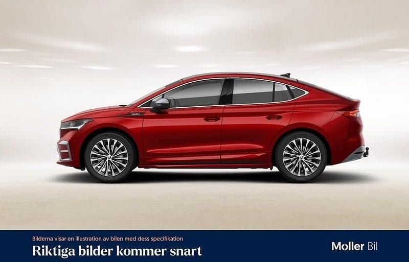 Begagnad Skoda Enyaq iV LAURIN & KLEMENT 210 kW (286 HK) 2024 Röd SUV