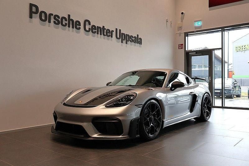 Ny Porsche 718 Cayman GT4 501 HK (368 kW) 2025 Silver Sportkupé
