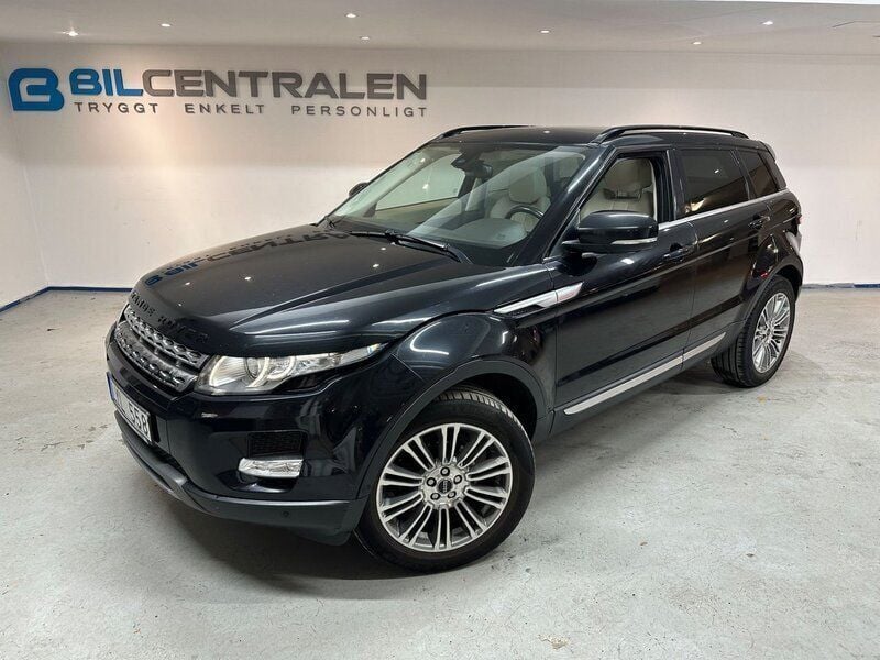 Begagnad Land Rover Range Rover evoque Dynamic 191 HK (140 kW) 2011 Svart SUV
