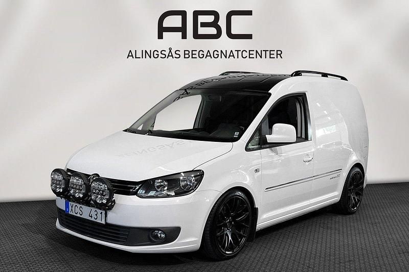 Vit Begagnad 2013 VW Caddy Edition Minibuss | 139 000 kr - Bild 1/4