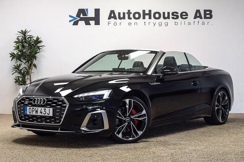 Svart Begagnad 2021 Audi S5 Cabriolet Comfort Cab | 619 000 kr - Bild 1/4