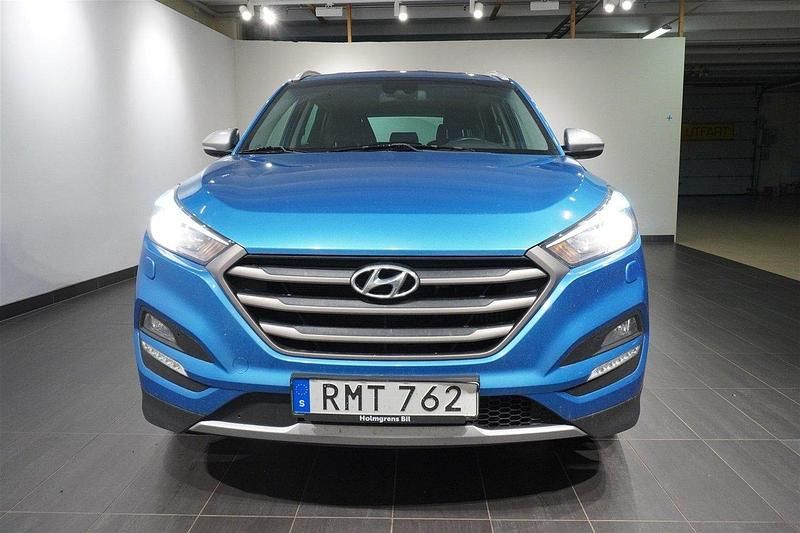 Ljusblå Begagnad 2017 Hyundai Tucson SUV | 189 900 kr (Marknadspris) - Bild 1/2