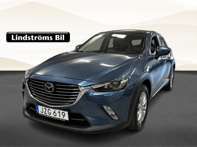 Blå Begagnad 2018 Mazda CX-3 SUV | 189 900 kr (Marknadspris) - Bild 1/3