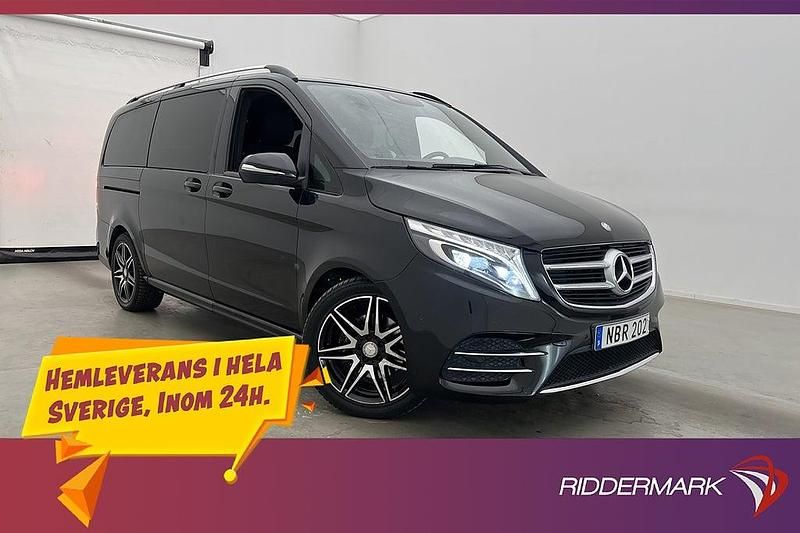 Svart Begagnad 2016 Mercedes V250 AMG Minibuss | 419 800 kr (Bra pris) - Bild 1/3