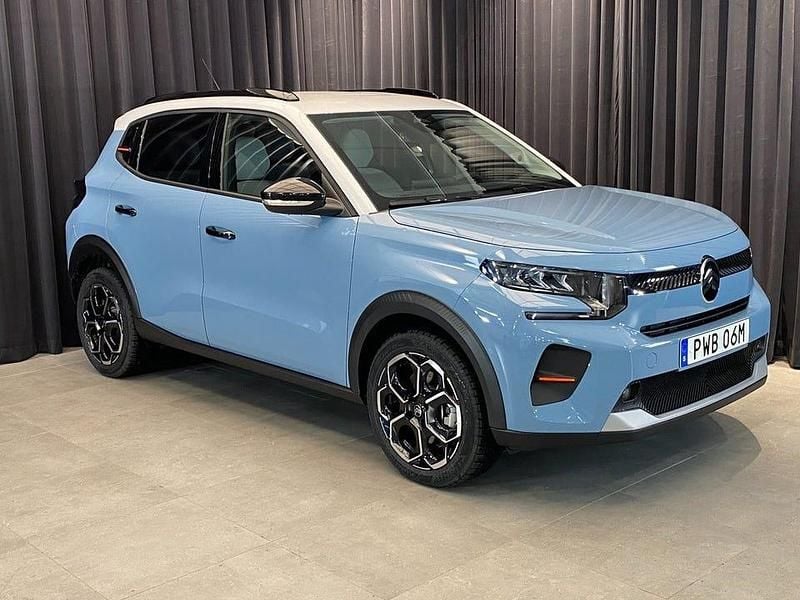 Blå monte carlo Ny 2025 Citroën e-C3 Halvkombi | 289 500 kr (Bra pris) - Bild 1/4