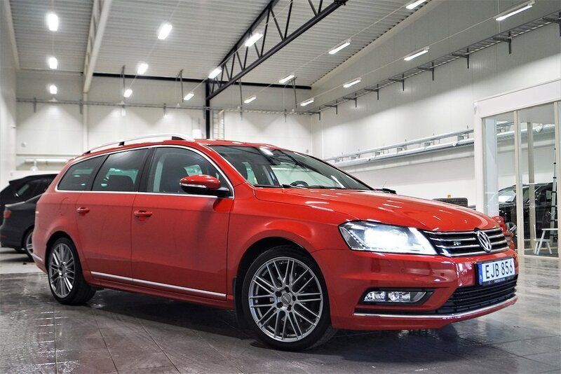 Begagnad VW Passat R-line 177 HK (130 kW) 2014 Röd Kombi