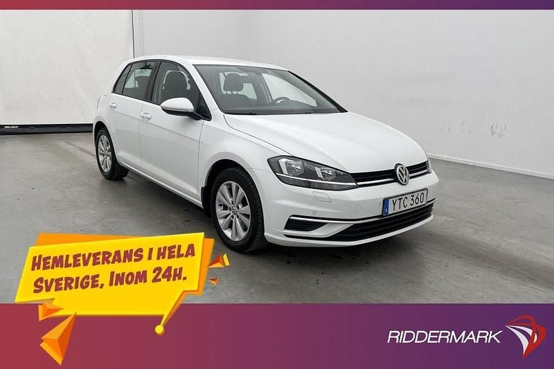 Vit Begagnad 2018 VW Golf VII Halvkombi | 179 800 kr (Marknadspris) - Bild 1/3