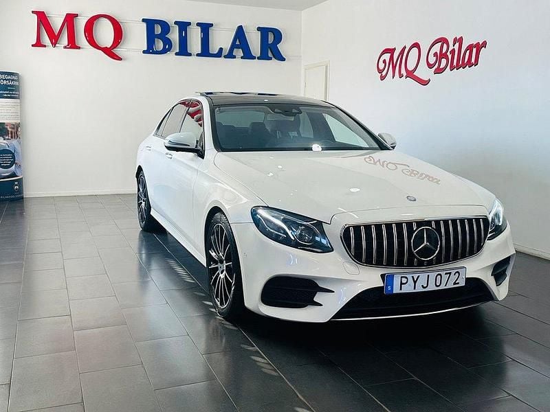 Vit Begagnad 2016 Mercedes E220 AMG Sedan | 329 900 kr - Bild 1/4
