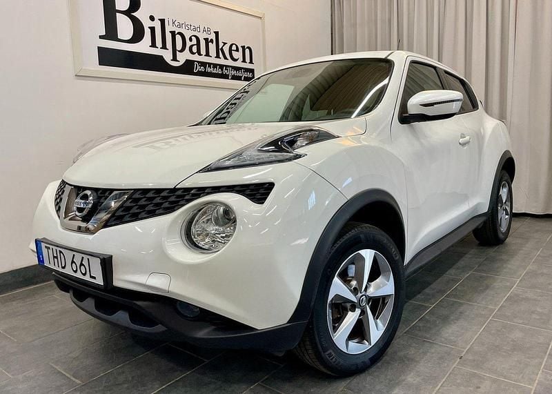 Vit Begagnad 2019 Nissan Juke SUV | 159 900 kr (Lite dyr) - Bild 1/3