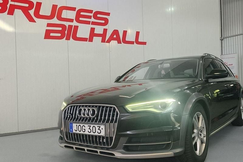 Svart Begagnad 2015 Audi A6 Allroad Sport Kombi | 191 900 kr (Marknadspris) - Bild 1/4