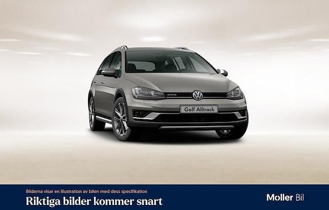 Grå (limestone grey metallic) Begagnad 2017 VW Golf Alltrack Kombi | 189 900 kr (Marknadspris) - Bild 1/4