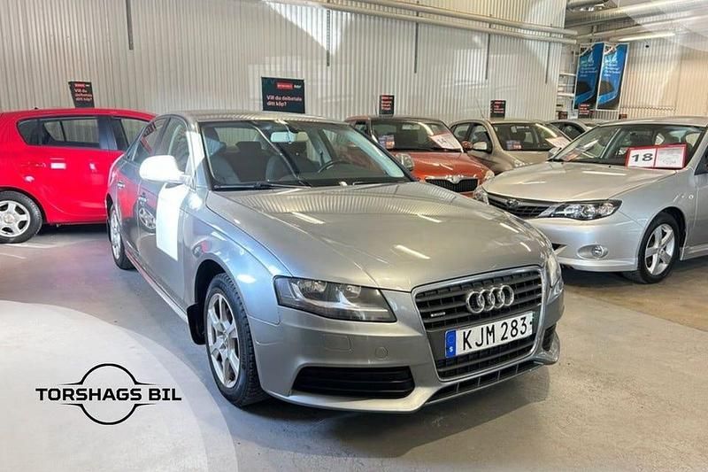 Mörkgrå Begagnad 2008 Audi A4 Proline Sedan | 49 900 kr (Marknadspris) - Bild 1/4