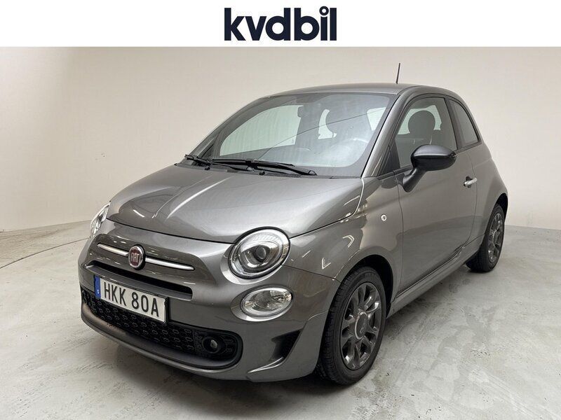Grå (grå metallic) Begagnad 2022 Fiat 500 Halvkombi | 114 900 kr (Bra pris) - Bild 1/3