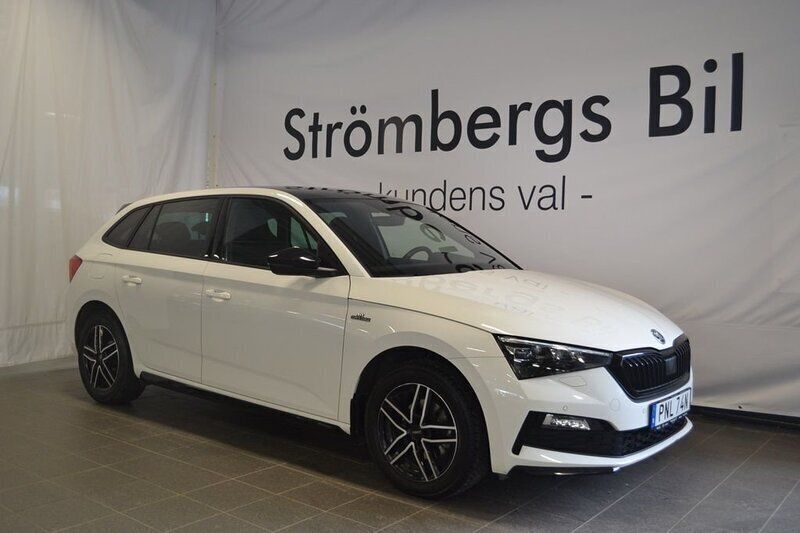 Vit Begagnad 2021 Skoda Scala Monte Carlo Halvkombi | 219 000 kr (Lite dyr) - Bild 1/4