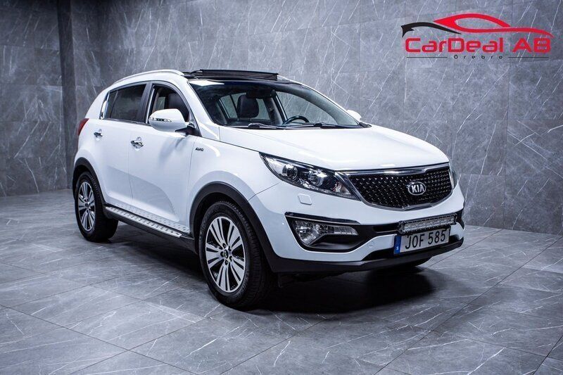 Vit Begagnad 2014 Kia Sportage SUV | 108 800 kr (Marknadspris) - Bild 1/4