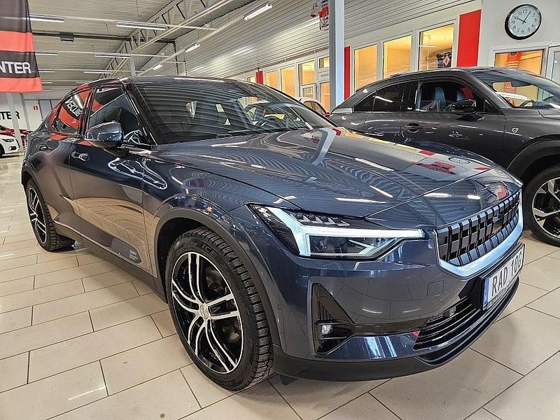 Begagnad Polestar 2 Long Range Dual motor 219 kW (299 HK) 2023 Blå Halvkombi