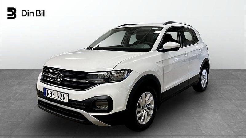 Vit Begagnad 2022 VW T-Cross Life SUV | 184 900 kr (Marknadspris) - Bild 1/4