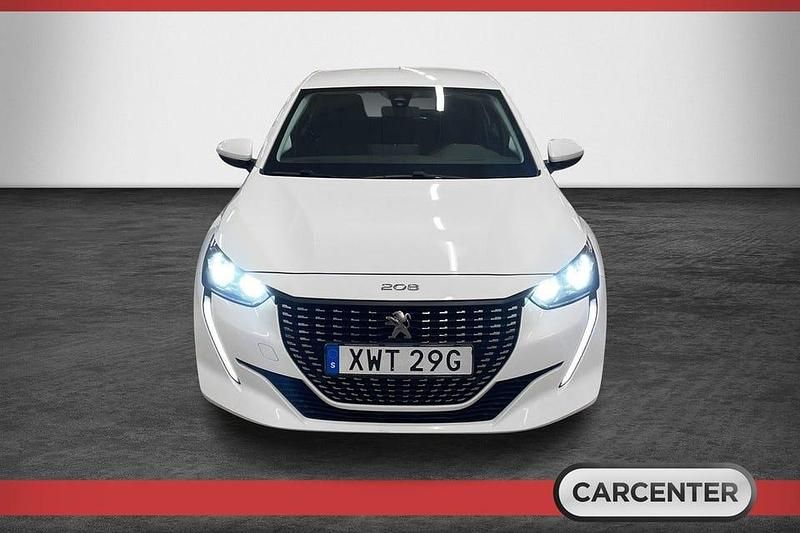 Begagnad Peugeot 208 Active 75 HK (55 kW) 2020 Vit Halvkombi