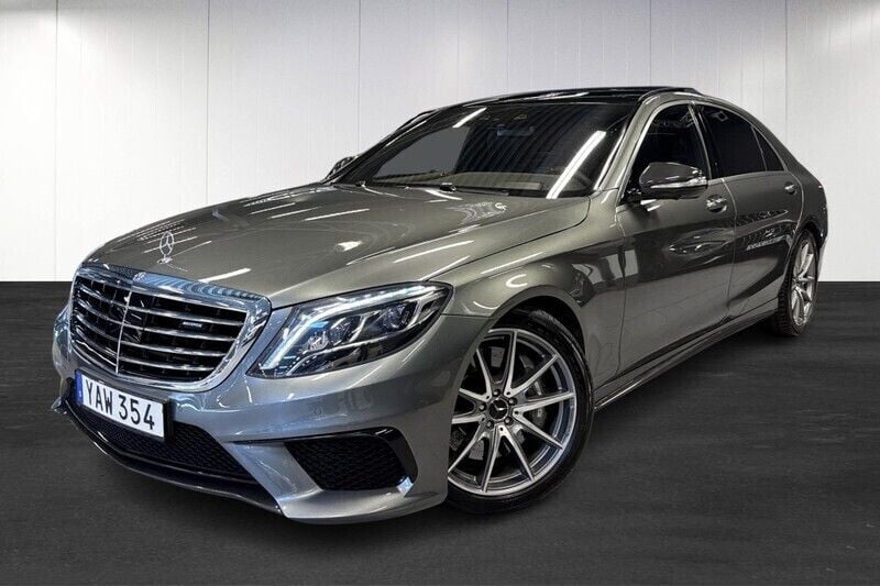 Grå (grey) Begagnad 2016 Mercedes S63 AMG AMG Sedan | 750 000 kr - Bild 1/4
