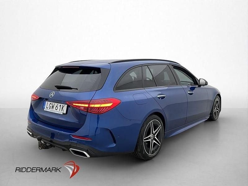 Begagnad Mercedes C220 AMG 200 HK (147 kW) 2021 Blå Kombi