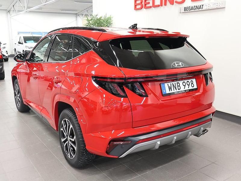 Begagnad Hyundai Tucson N Line 180 HK (132 kW) 2021 Röd SUV