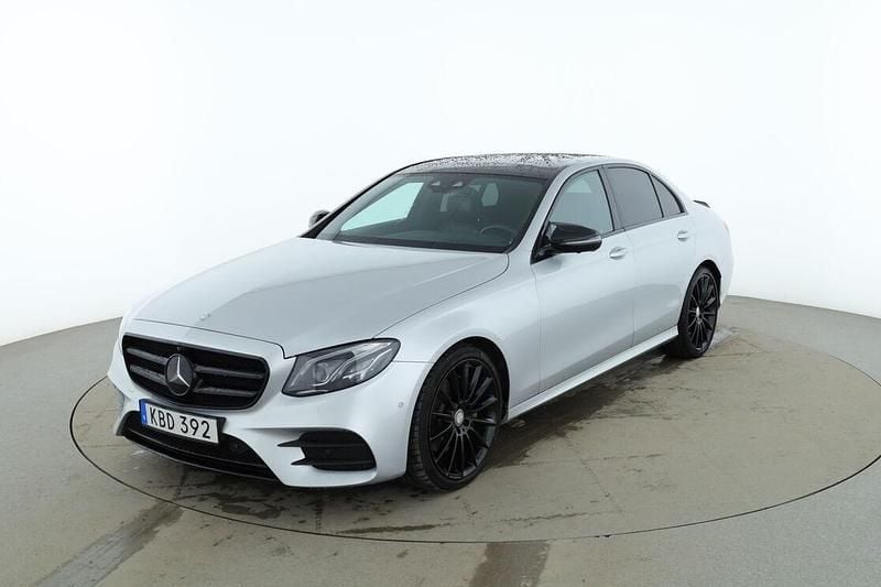 Begagnad Mercedes E220 AMG line 194 HK (142 kW) 2016 Silver Sedan