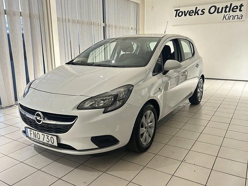 Vit Begagnad 2015 Opel Corsa Halvkombi | 69 900 kr - Bild 1/4