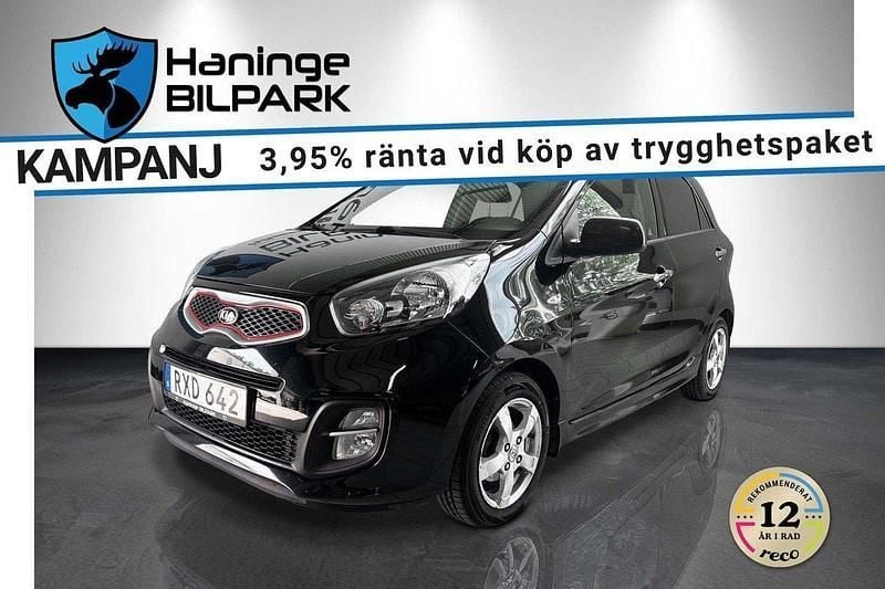 Svart Begagnad 2014 Kia Picanto Sport Halvkombi | 59 900 kr (Marknadspris) - Bild 1/1