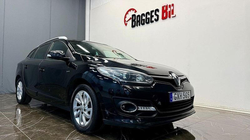 Svart Begagnad 2015 Renault Mégane GrandTour Kombi | 54 900 kr (Marknadspris) - Bild 1/4