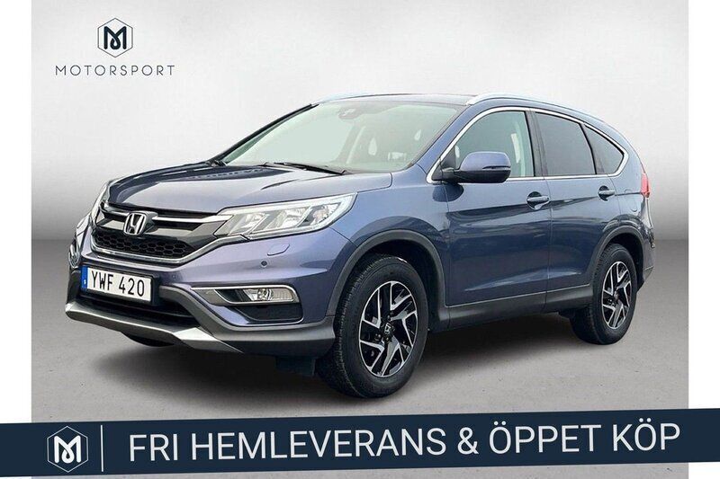 Blå Begagnad 2017 Honda CR-V Elegance Plus SUV | 179 900 kr (Marknadspris) - Bild 1/4
