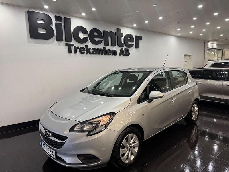 Grå Begagnad 2014 Opel Corsa Enjoy Halvkombi | 64 900 kr (Lite dyr) - Bild 1/4